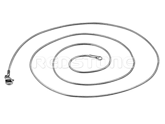 Retiazka z chirurgickej ocele s hadím vzorom - 630/2 mm